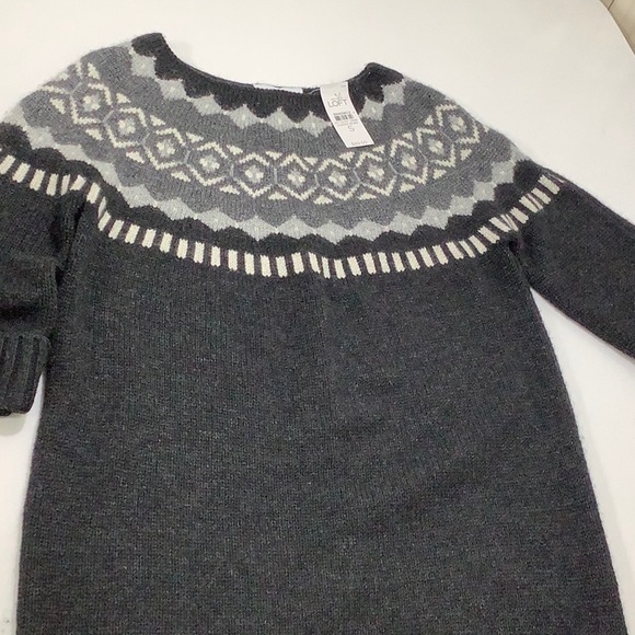 Ann Taylor Loft rabbit fur blend sweater dress size Small NWT - Picture 10 of 11